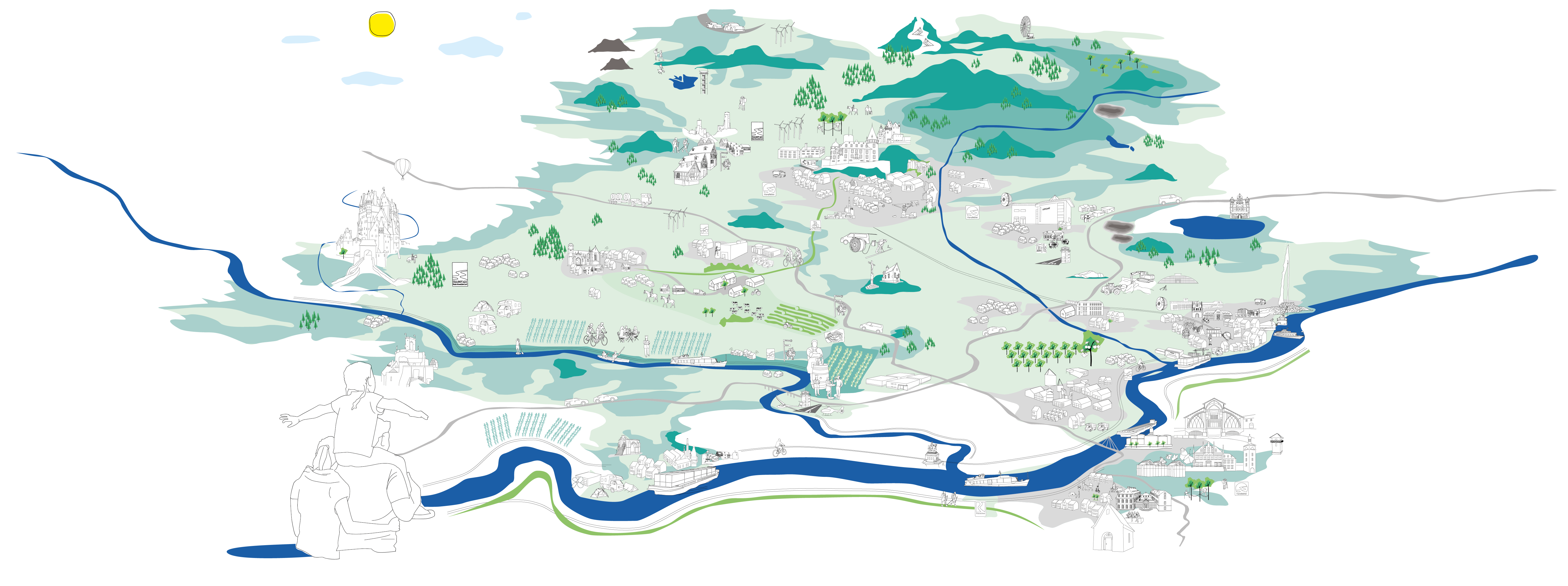 Wimmelbild Landkreis Mayen-Koblenz