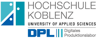 Logo Hochschule Koblenz - Digitales Produktionslabor